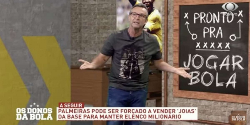 Neto critica possível venda de Gabriel Menino: 'Estão de sacanagem com o Palmeiras'