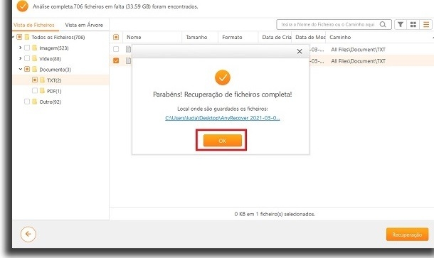 anyrecover concluído