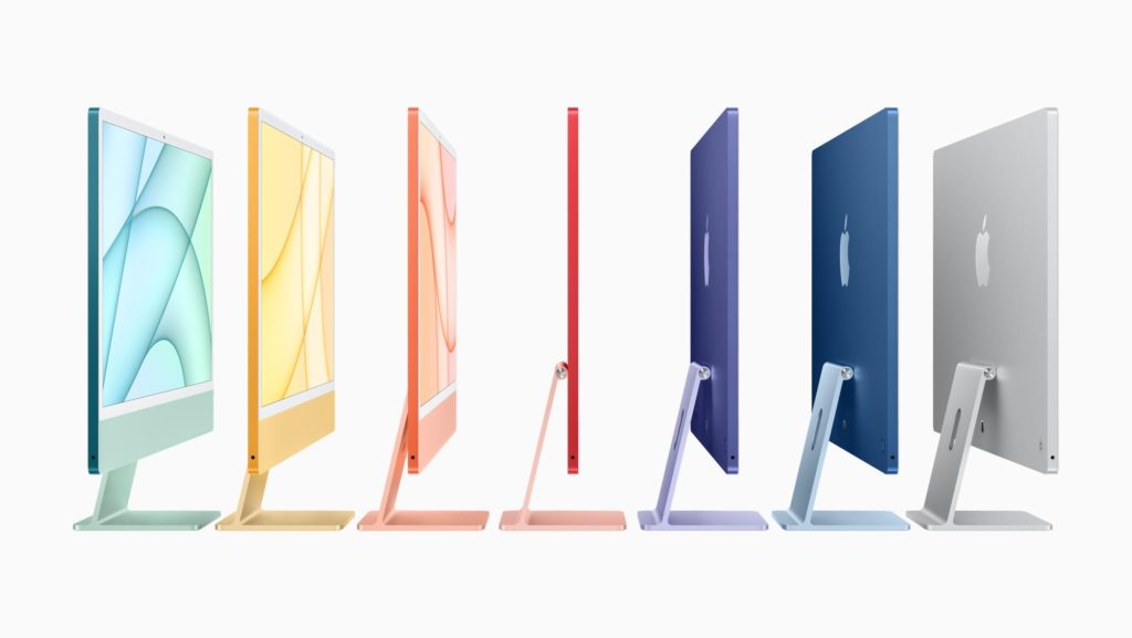 Apple anuncia iMac mais fino com chip M1 e sete opções de cores