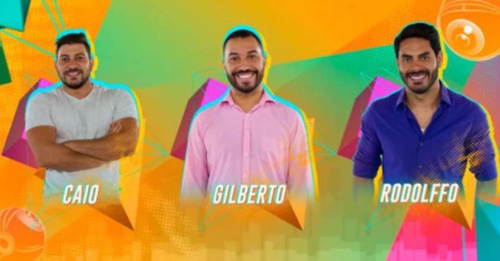 'BBB21': Caio, Gil e Rodolffo formam paredão desta semana