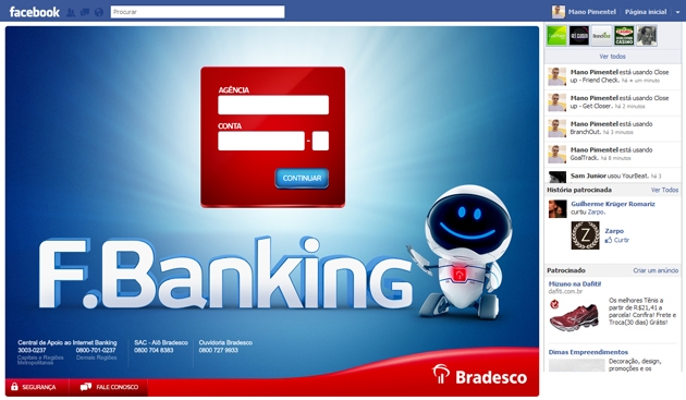 Bradesco no Facebook