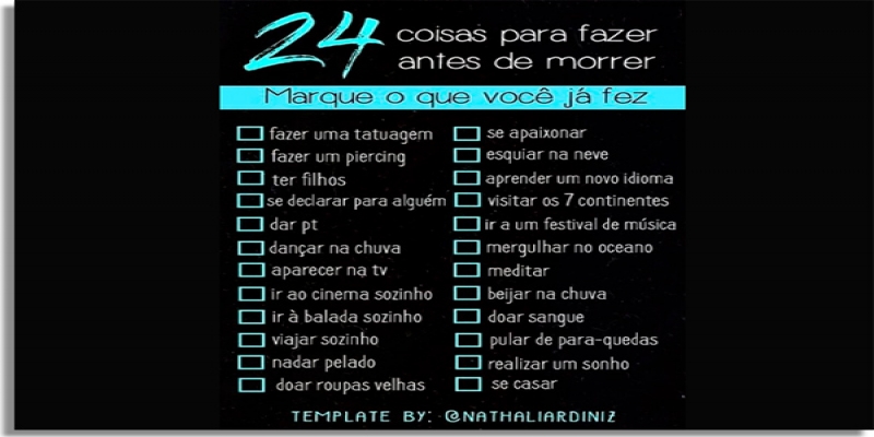 enquetes no Instagram antes de morrer