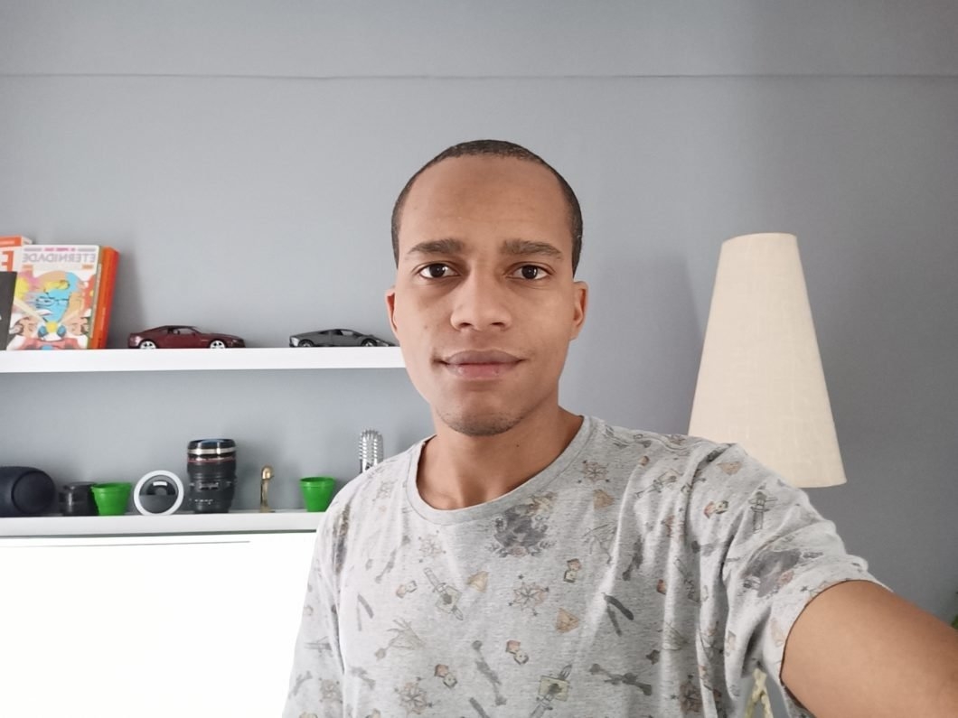 Foto tirada com a câmera frontal do Realme 7 5G (Imagem: Darlan Helder/Tecnoblog)