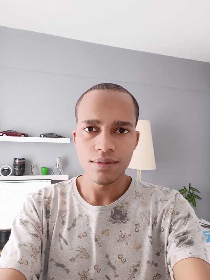 Foto tirada com a câmera frontal do Realme 7 5G (Imagem: Darlan Helder/Tecnoblog)