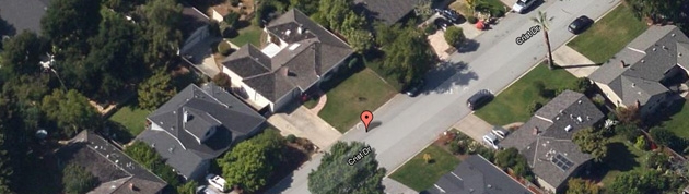 Garagem da Apple no Google Street View