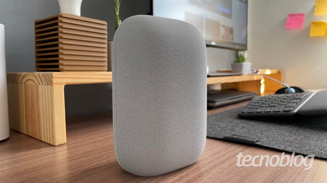 Google Nest Audio (Imagem: Darlan Helder/Tecnoblog)