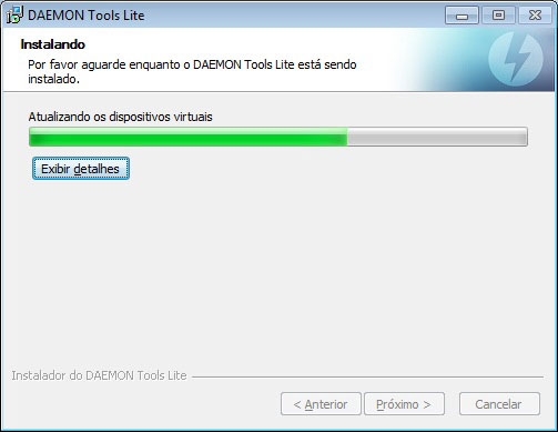 Instalação do Daemon Tools Lite