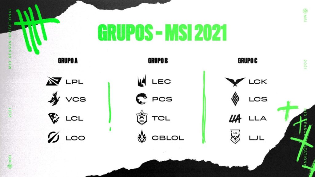 LoL: confira os classificados para Mid Season Invitational (MSI) 2021