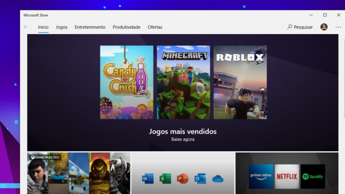 Microsoft Store (Imagem: Reprodução/Microsoft)