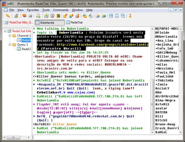 mIRC   Canal Uberlandia