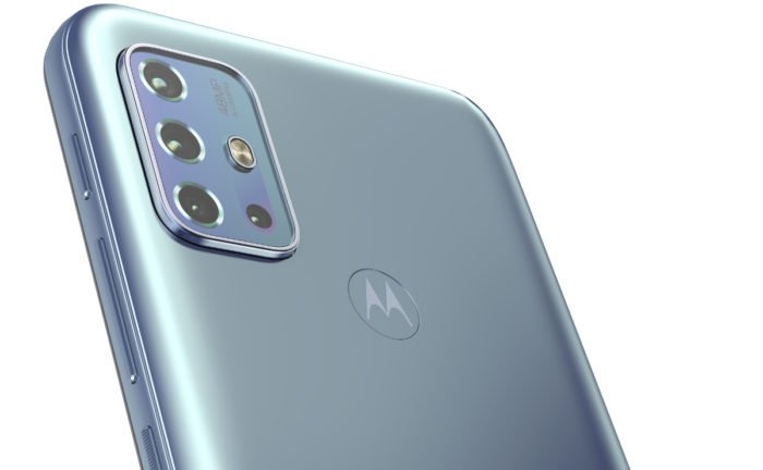 Moto G20 azul (Imagem: divulgação/Motorola)