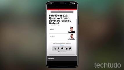 Paredão BBB: como votar para eliminar um participante