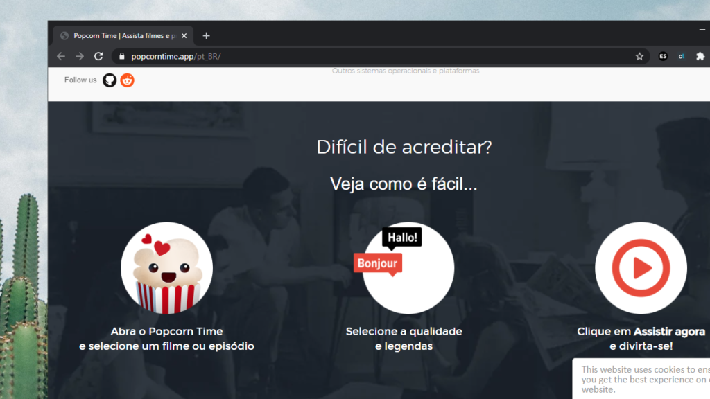 Popcorn Time, alvo de processo judicial, prepara retorno após sair do ar