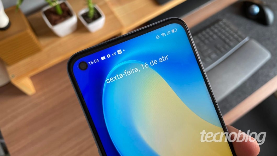 Realme 7 5G (Imagem: Darlan Helder/Tecnoblog)