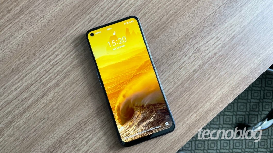 Realme 7 5G (Imagem: Darlan Helder/Tecnoblog)