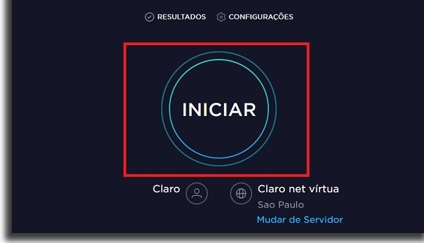 testar a velocidade da internet speedtest