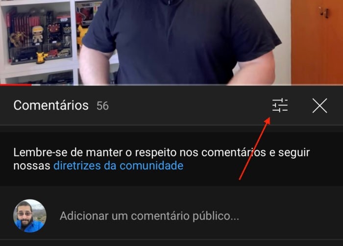 YouTube testa comentários fixados na barra de progresso (Imagem: reprodução)