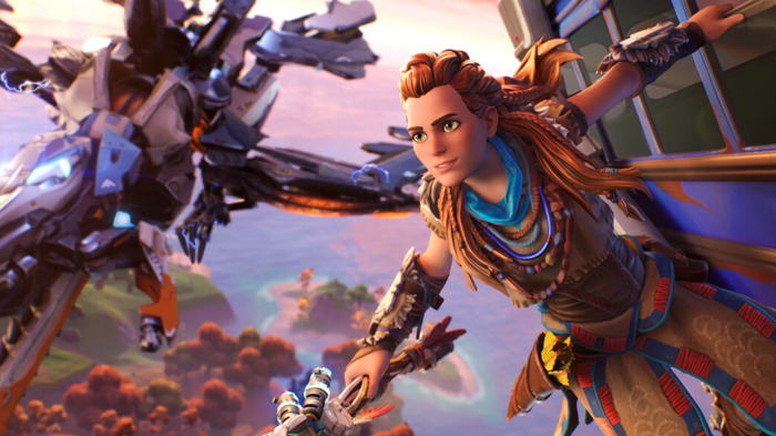 Aloy chega ao Fortnite ainda nesta semana (Imagem: Divulgação/Epic Games)