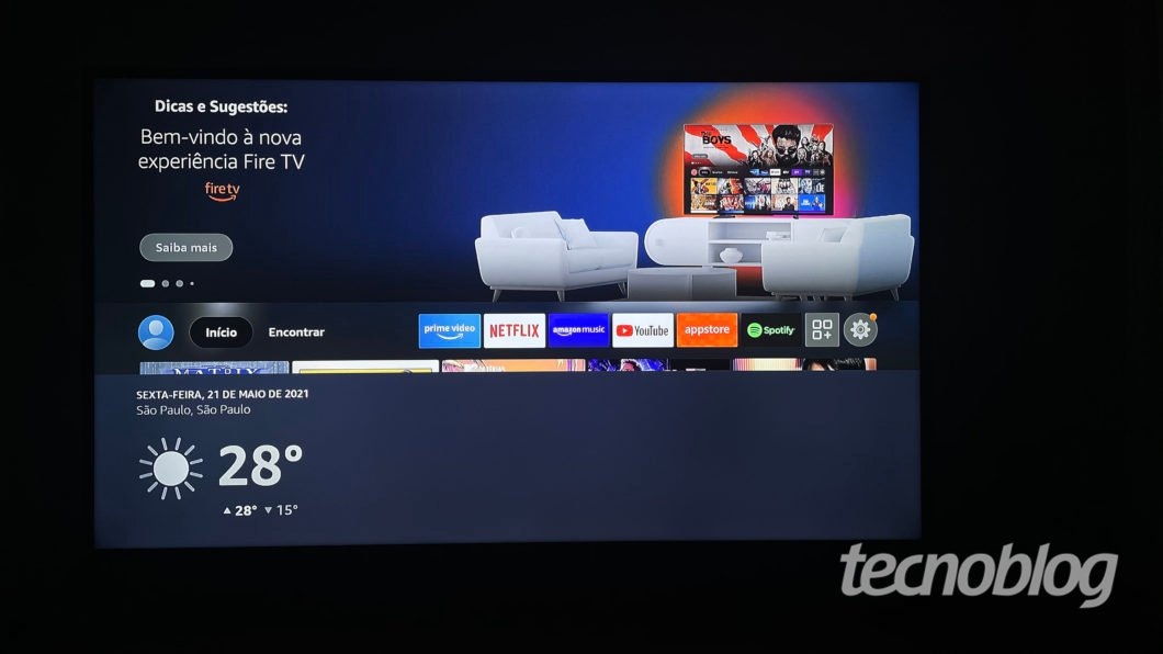 Amazon Fire TV Stick 4K (Imagem: Darlan Helder/Tecnoblog)