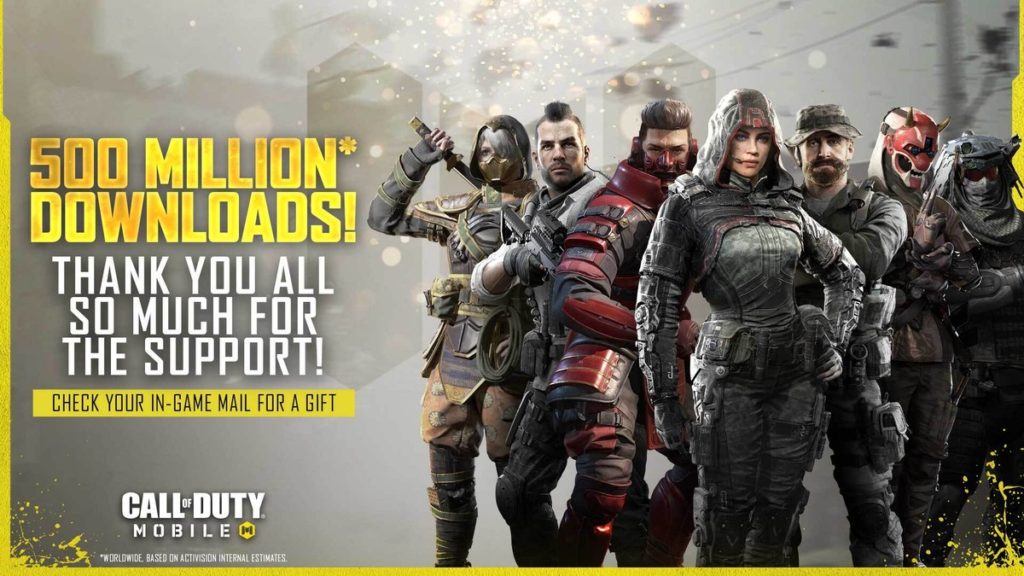 Call of Duty: Mobile supera 500 milhões de downloads no Android e iPhone