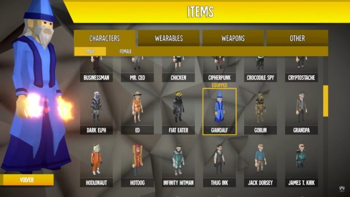 Elixir Marketplace permite negociar itens in game como NFTs (Imagem: Reprodução/Satoshi’s Games)