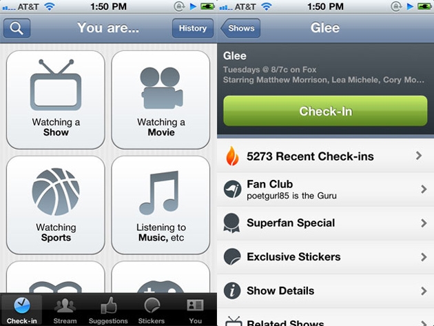 getglue ios