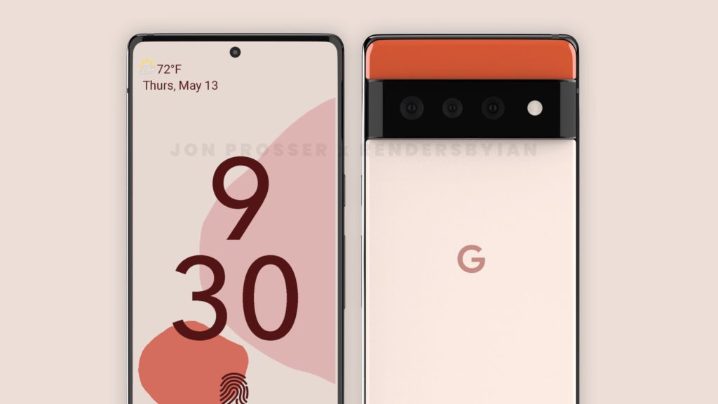 Google Pixel 6 e 6 Pro com visual remodelado surgem em renderizações