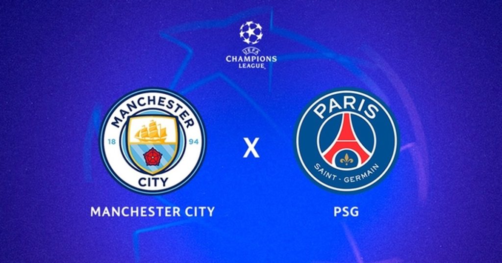 Manchester City x PSG ao vivo: onde assistir ao jogo da Champions League