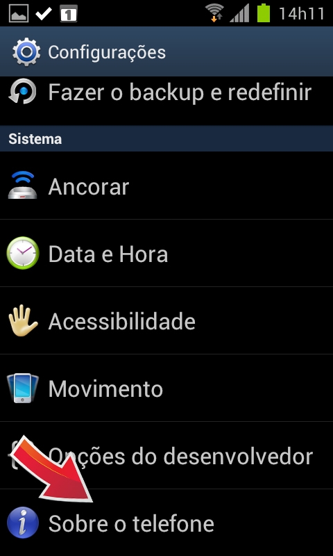 Menu Android