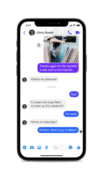 Messenger simplifica envio de áudios (Imagem: Divulgação)