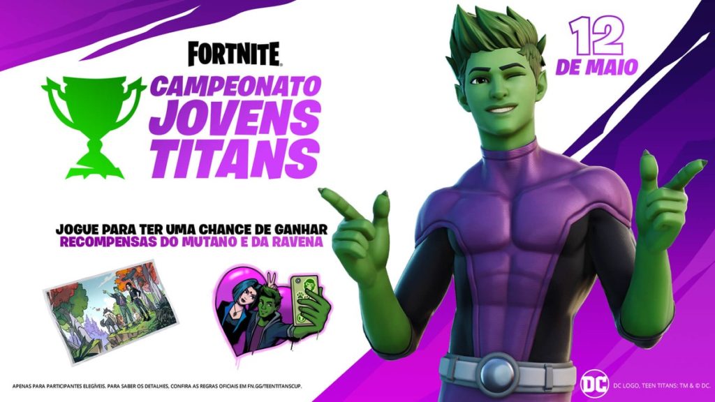 Mutano no Fortnite: como jogar o Campeonato Jovens Titãs e pegar a skin