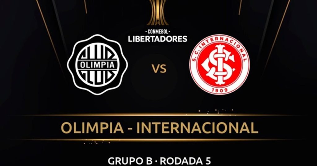 Olimpia x Internacional ao vivo: onde assistir ao jogo da Libertadores