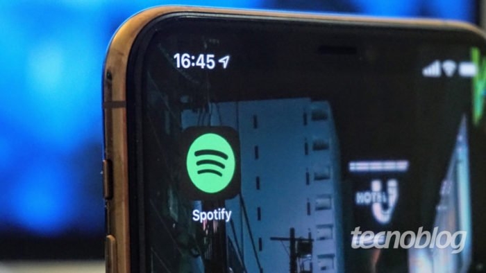 Spotify no iPhone (Imagem: André Fogaça/Tecnoblog)