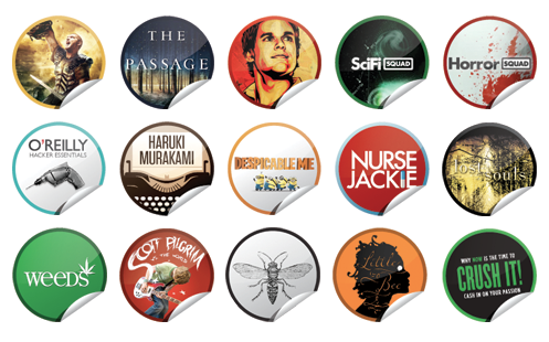 stickers getglue