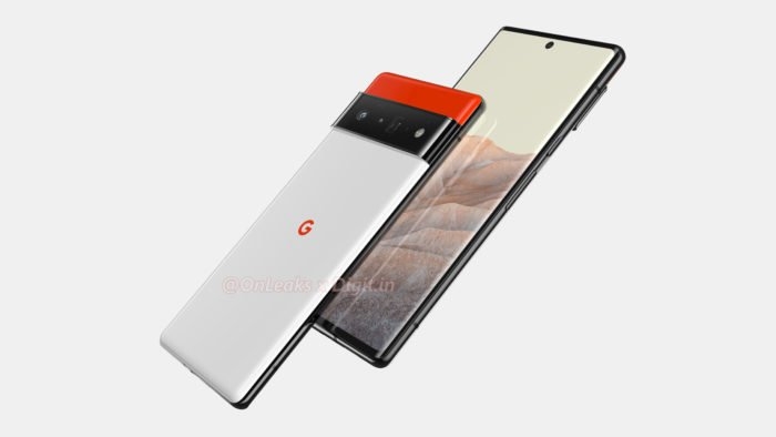 Suposto Google Pixel 6 Pro (Imagem: Reprodução/OnLeaks/Digit)