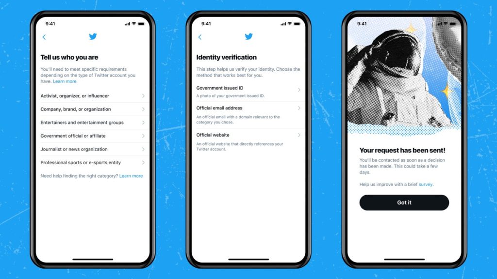 Twitter libera pedido de conta verificada e anuncia pronomes no perfil