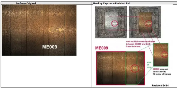 Foto ME009 no processo contra a Capcom (Imagem: Reprodução)