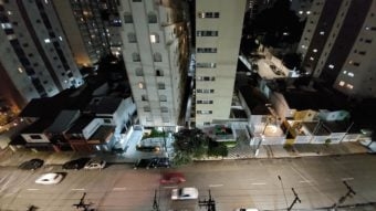 Foto tirada com a câmera traseira ultrawide do Galaxy A52 em modo noturno (Imagem: Paulo Higa/Tecnoblog)