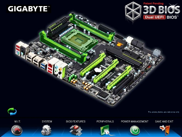 Placa mãe Gigabyte chipset X79 com UEFI