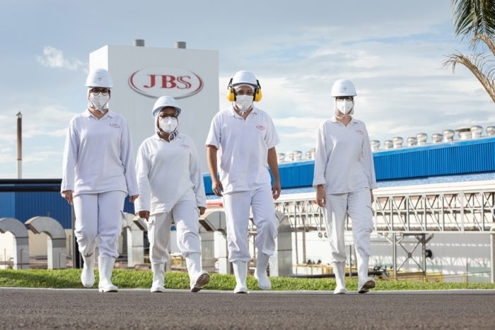 Unidade da JBS no Brasil (imagem: divulgação/JBS)