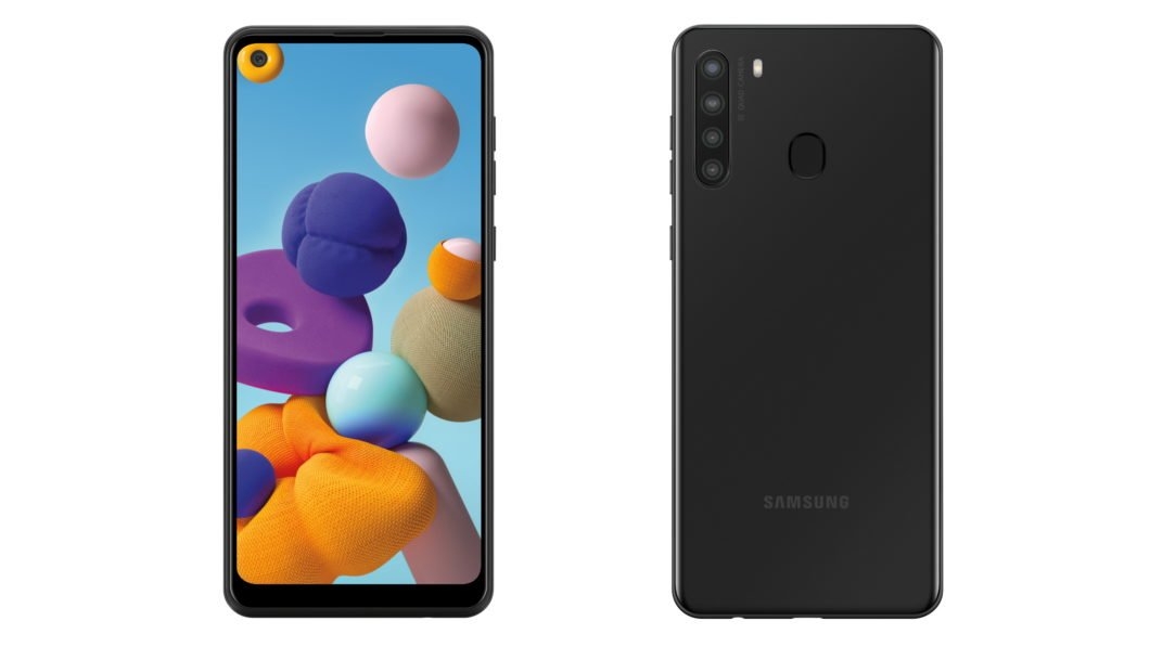 Samsung Galaxy A21 (Imagem: Divulgação/Samsung)