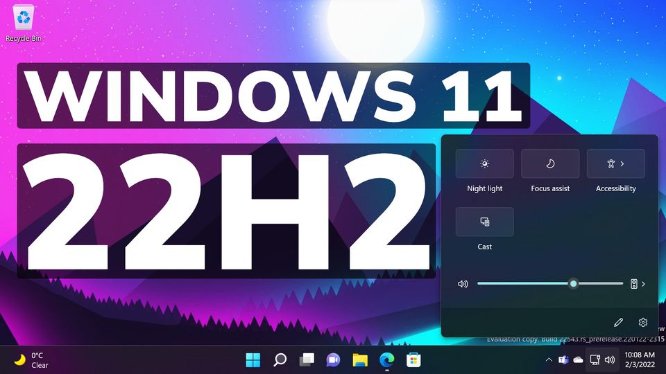 Windows 11 22H2 Build